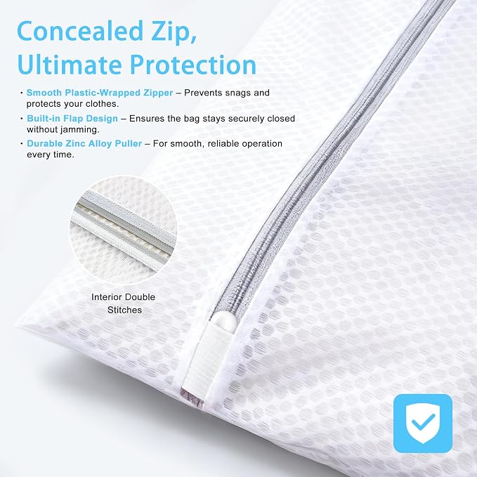 PrettyCare 3 Large Mesh Laundry Bags - Image 4