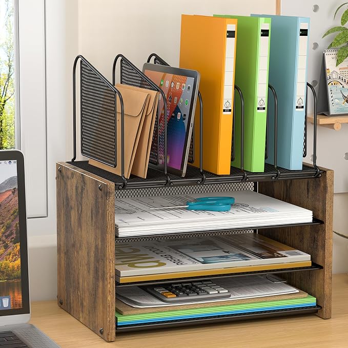 4-Tier Desk Organizer, Desk File Organizer - Image 2