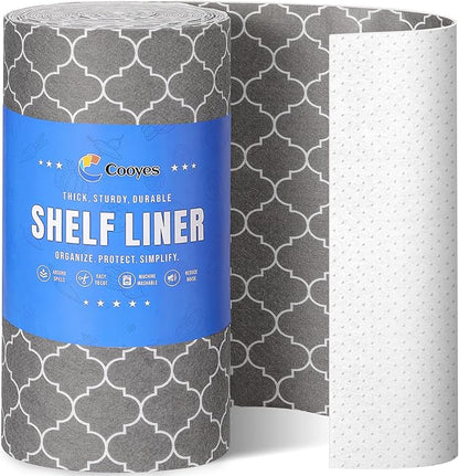 Cooyes French Door Refrigerator Liners 24" x 240", Absorbent Strong Grip Fridge by Cooyes