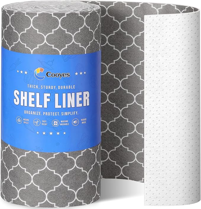 Cooyes Refrigerator Liners, Non-Slip Fridge Liners Washable, Absorbent by Cooyes