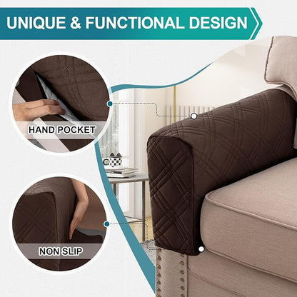 Turquoize Waterproof Armrest Covers - Image 4
