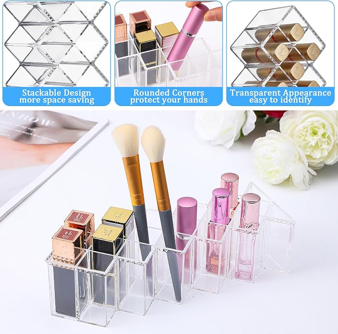 MAQUITA Acrylic Lipstick Organizer, Drawer & Countertop Display - Image 3