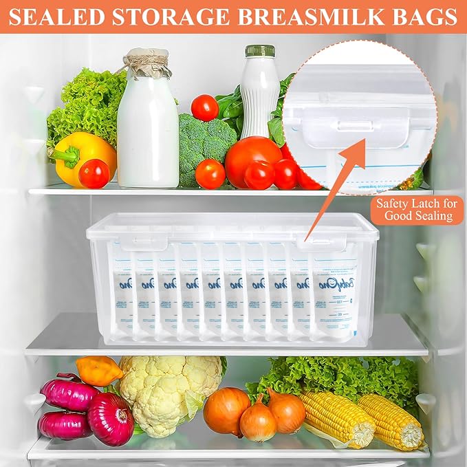 2Pcs Refrigerator Organizers and Storage, PP Freezer Organizer Bins - Image 3