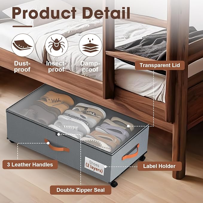 Eastherry Under Bed Storage Containers - Image 5