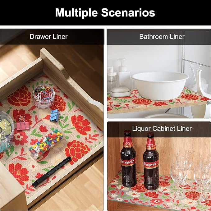 Cooyes Shelf Liner – Premium Non-Adhesive Cabinet & Drawer Liner - Image 8