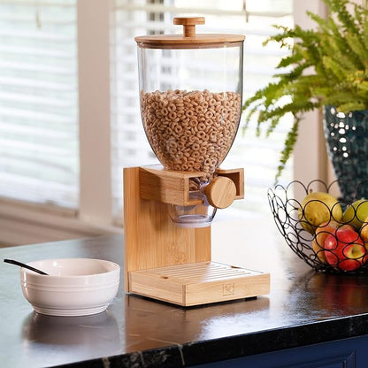 ZevrO Honey-Can-Do Bamboo Cereal Dispenser - Image 3