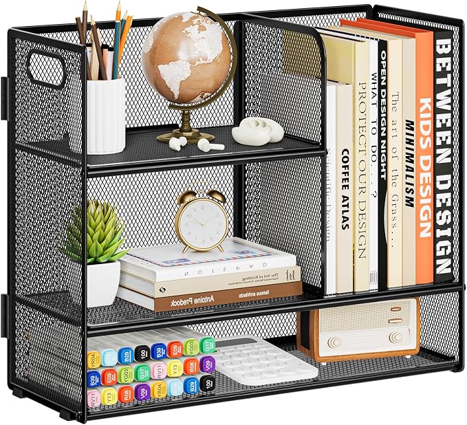 Marbrasse 3-Tier Desk Shelf Organizer by Marbrasse