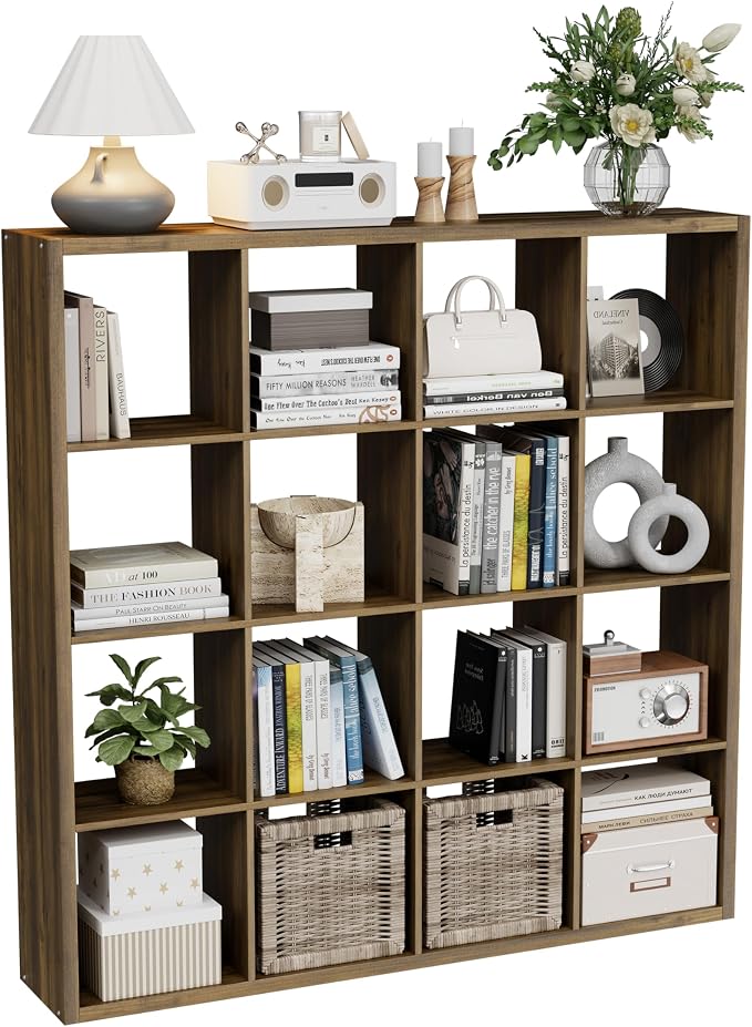 VDNEND Cube Storage Organizer Bookcase, Decorative 11 inch Open Back Cubical by VDNEND