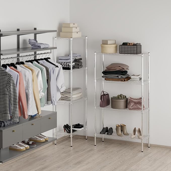 14" Deep x 36" Wide x 64" Height Wire Shelving Kit | 4-Tier | NSF Commercial - Image 7