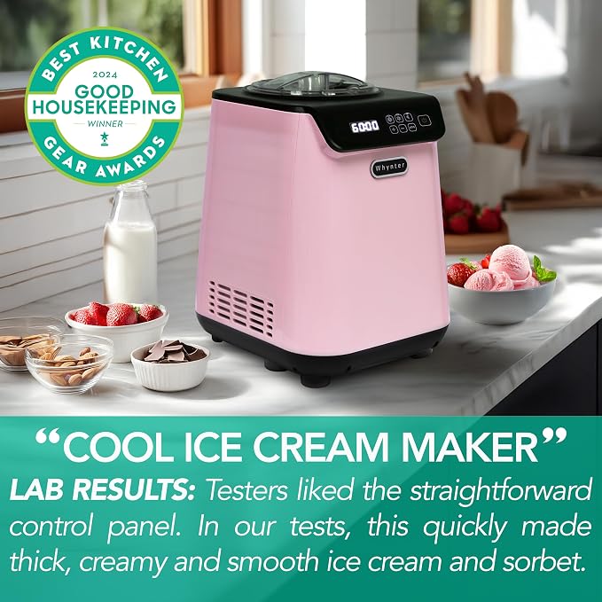 Whynter Ice Cream Maker Machine Automatic 1.28 Qt Upright - Image 2