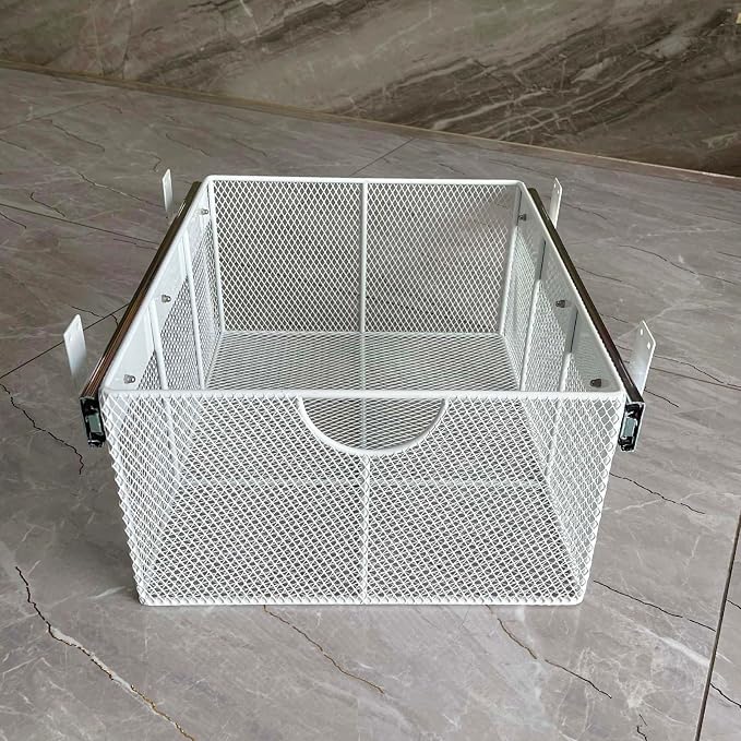 Pull Out Closet Drawer for Clothes | Sliding Wire Basket for Wardrobe Cabinets by Unknown