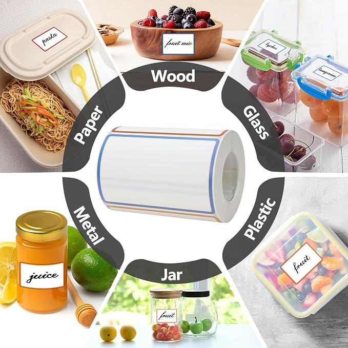 300 Pcs 2×3 Inch Blank Removable Freezer Labels, Waterproof, Oil & Tear - Image 6