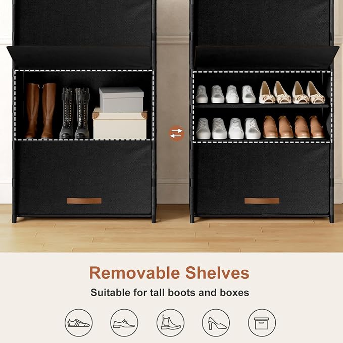 Shoe Rack, 7 Tier Shoe Storage Cabinet - Image 7