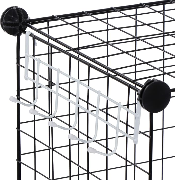 ZENY Cube Storage 12-Cube Metal Wire Storage Shelves Cube Closet Organizer - Image 8