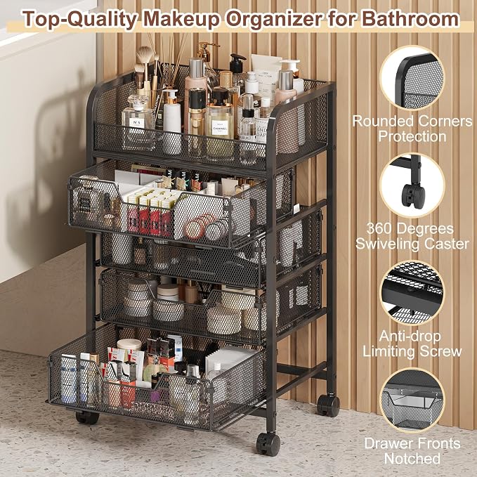 Hongtamoya Makeup Cart Organizer - Image 4