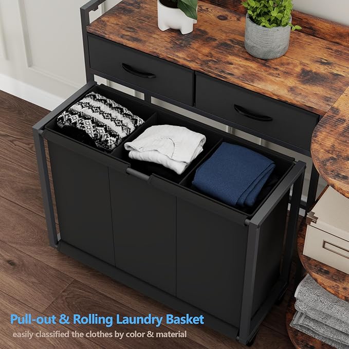 L Shaped Laundry Hamper Laundry Basket - Image 5