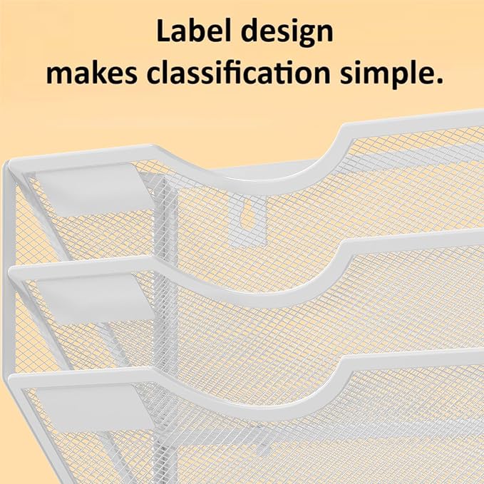 Kuntine.B Wall File Organizer Office Hanging Magazine Holder Wall File Organizer - Image 5