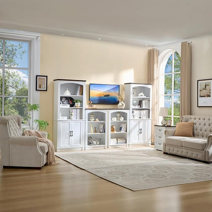White 5 Tier Book Shelf and Bookshelf - Image 7