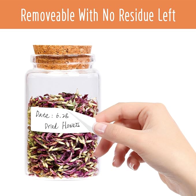 300 Removable Blank Food Labels, Water/Oil/Tear Resistant - Image 4
