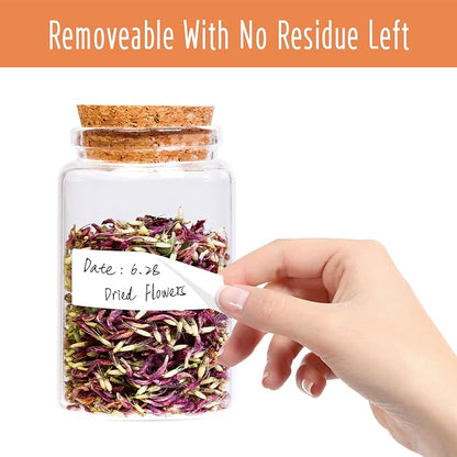 300 Removable Blank Food Labels, Water/Oil/Tear Resistant - Image 4