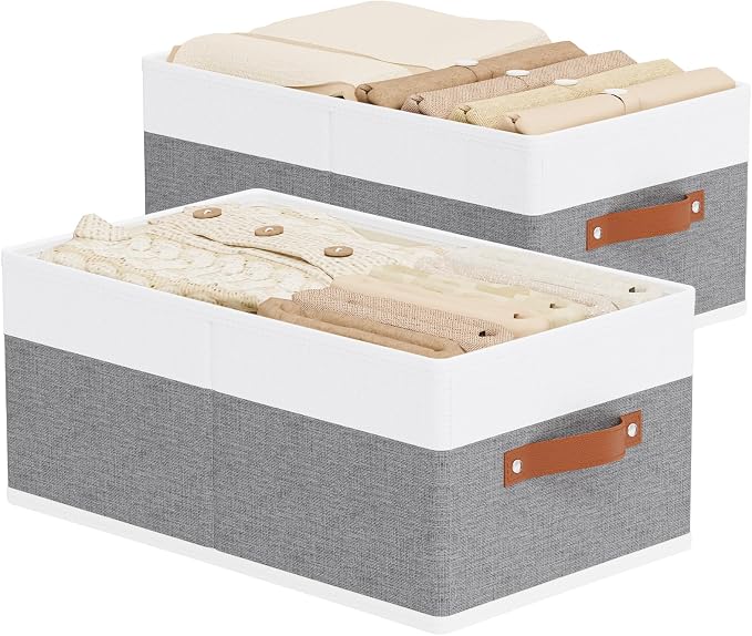 Storage Baskets, Foldable Drawer Organizers by YheenLf