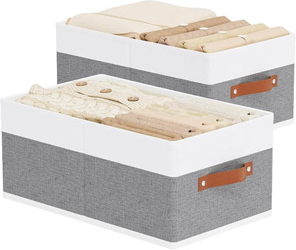 Storage Baskets, Foldable Drawer Organizers by YheenLf