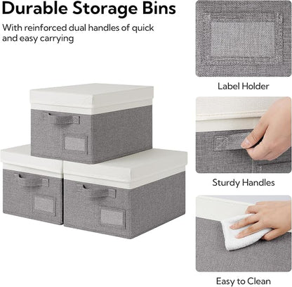 GRANNY SAYS Storage Bins with Lids, Collapsibe Clothes Organizers and Storage - Image 6