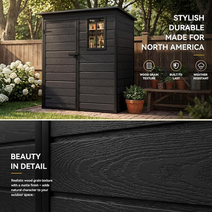 DWVO 5x3 FT Outdoor Storage Shed - Image 5