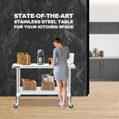DuraSteel 30x60 NSF Stainless Steel Cart - Image 7