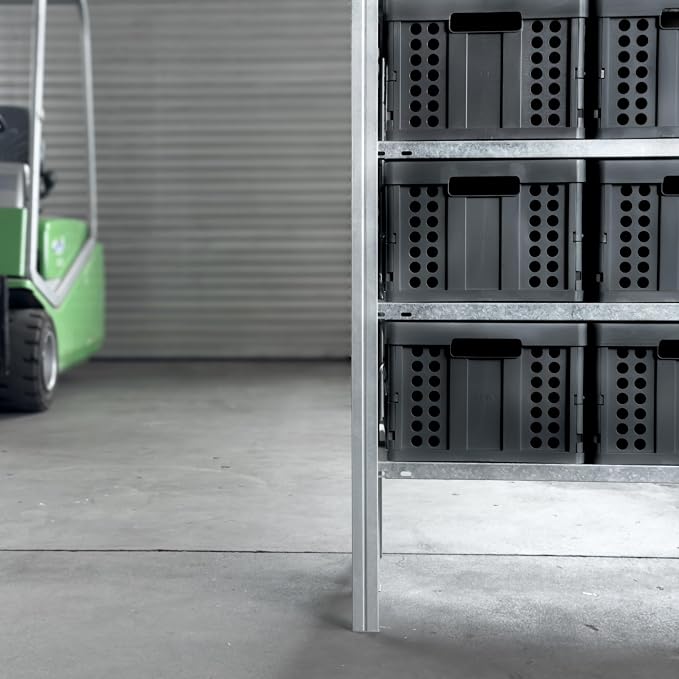Clax® crate | folding box | basket | 48 qt | black - Image 6