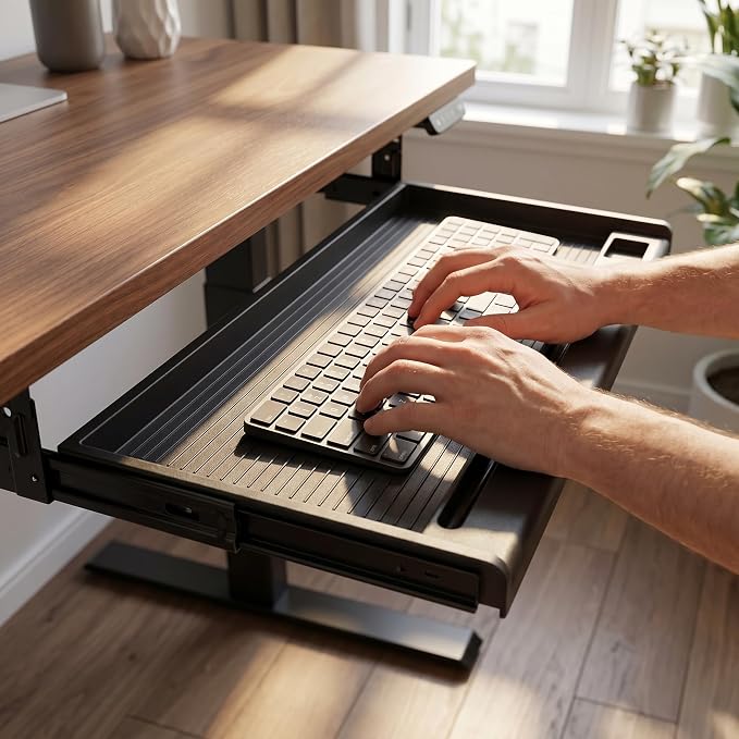 jojofuny Under Desk Keyboard Tray - Image 5