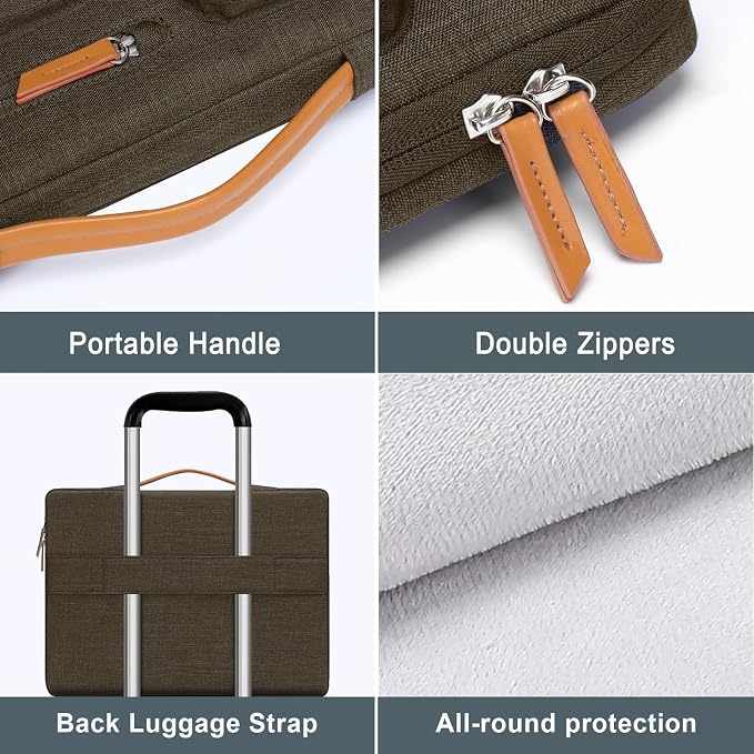 MOSISO 360 Protective Laptop Case 13.3 inch, 13-13.3 inch Laptop Sleeve - Image 4