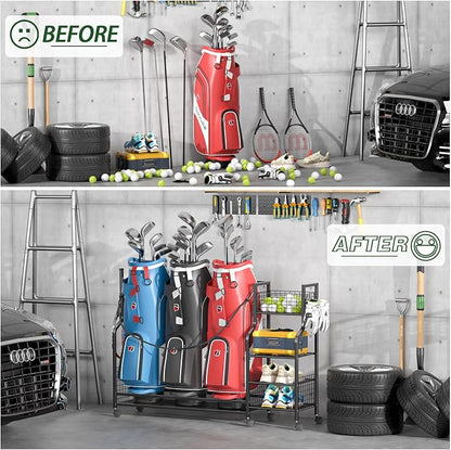 Golf Bag Storage Rack for Garage - Image 5