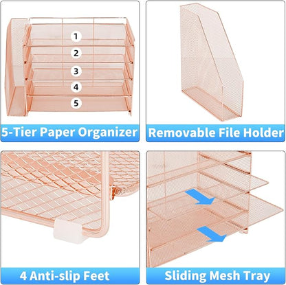 OPNICE 5-Tier Paper Organizer - Image 6