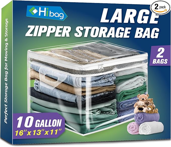 HIBAG 10 Gallon Large Storage Bag by HIBAG