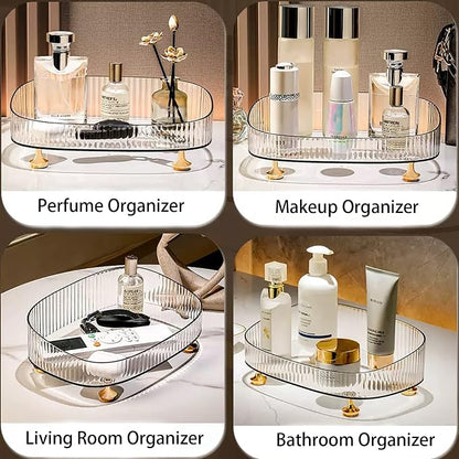 Vanity Tray Perfume Organizer – Acrylic Bathroom Tray, Countertop Storage Decor - Image 5