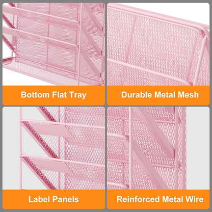 Kuntine.B Wall File Organizer Hanging Magazine Holder - Image 5