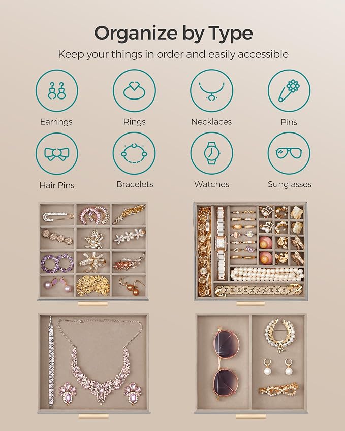 SONGMICS Jewelry Box Organizer - Image 3