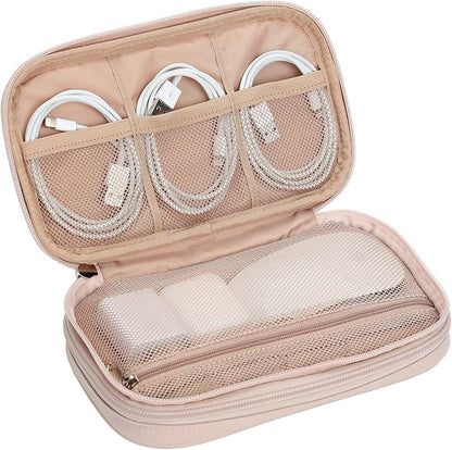 NISHEL Travel Cord Organizer Case, Double Layers Tech Electronic Bag, Essentials - Image 5