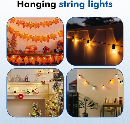 60Pcs Cable Clips, Adhesive Wire Clips, Cable Management Wire Organizer Cord - Image 4