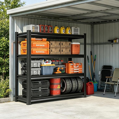 46''W Garage Shelving Heavy Duty Metal Storage Shelves Series, Large Industrial - Image 2