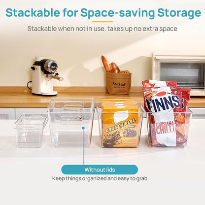 Vtopmart 8 Pack Clear Storage Bins Set - Image 7
