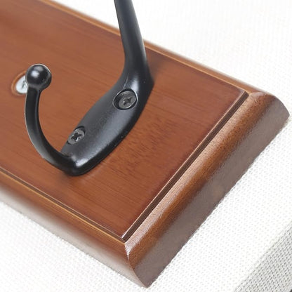 Dseap Coat Rack Wall Mounted: 10-Hooks, 38-1/4" Long, Wood Coat Hooks Wall - Image 8