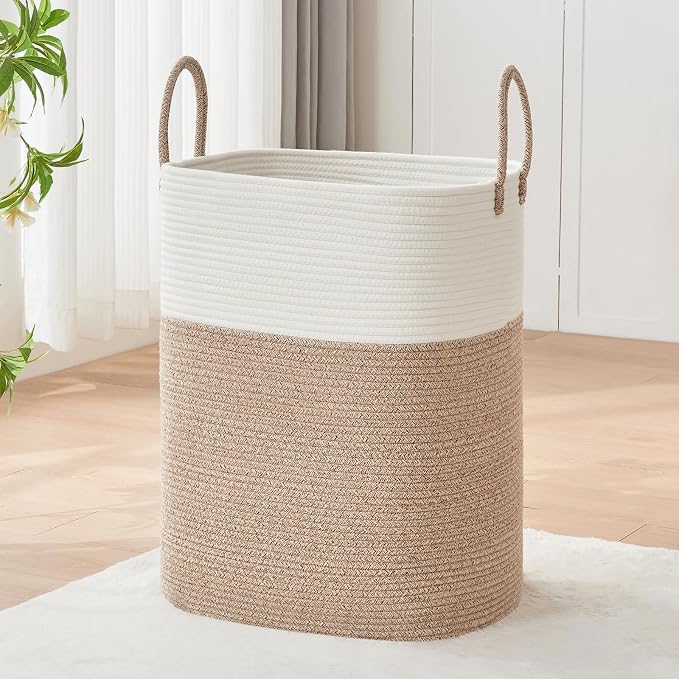 Laundry Basket with Handles by AINUOQI