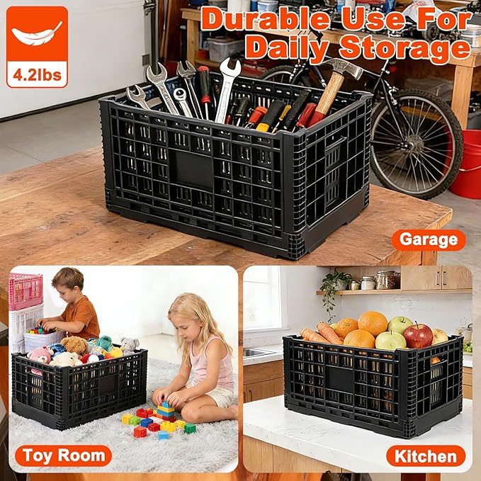 72L Collapsible Milk Crate - Image 5