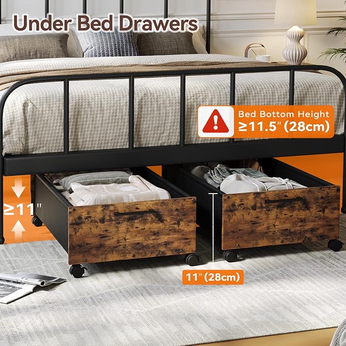 FOUCSSOMEI Under Bed Storage - Image 4