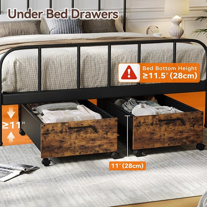 FOUCSSOMEI Under Bed Storage - Image 4