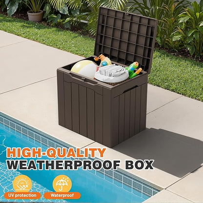 32 Gallon Deck Box Outdoor Indoor Waterproof Storage Box - Image 6