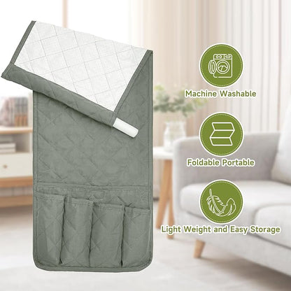MEHIDFY Sofa Armrest Caddy, Waterproof Bedside Storage Organizer, Non Slip - Image 6
