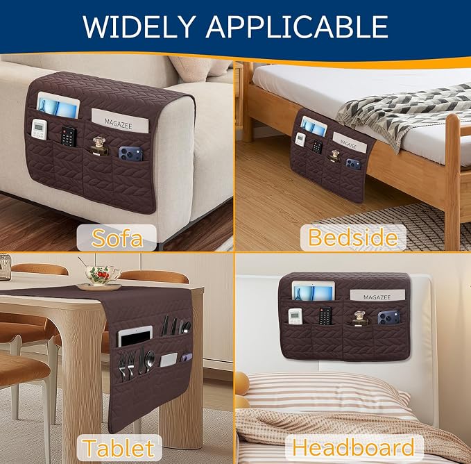 Remote Control Holder for Armchair, Couch Caddy Organizer TV Remote Holder for - Image 6